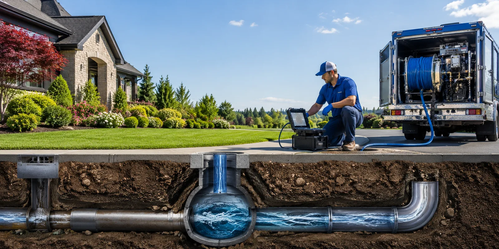 Drainage restoration information for Hawk Run, PA